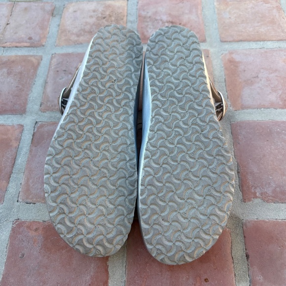 Birkenstock Tracy Silver Metallic Mary Janes Ballet Flats Size EU 38 R - Picture 7 of 7